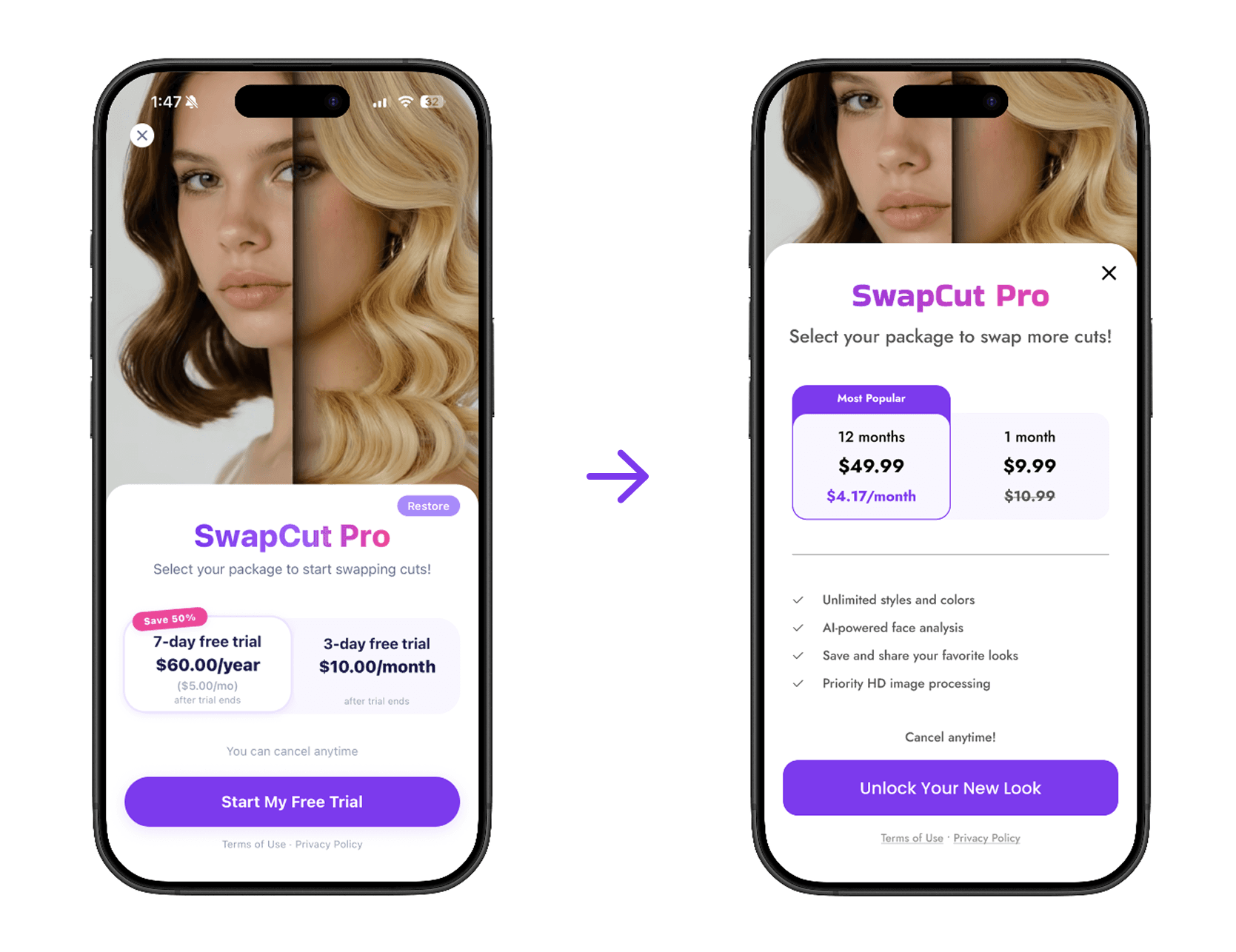 A/B Testing: Subscription UI & Price Model
